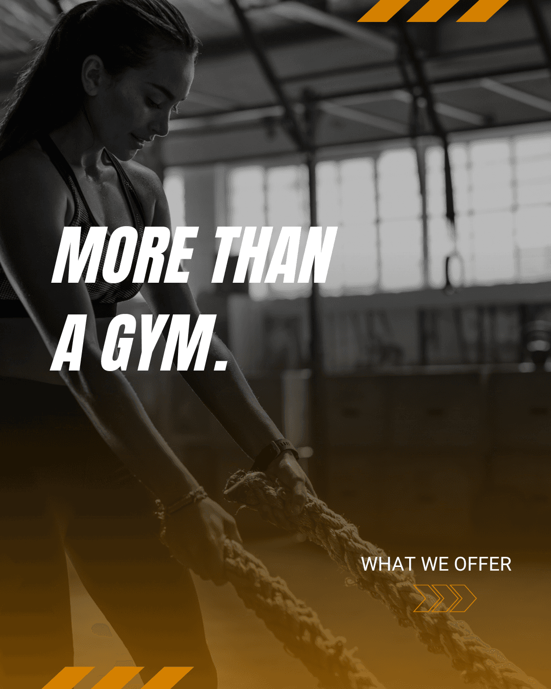 Gymnastics and fitness training space at PowerBox Beirut